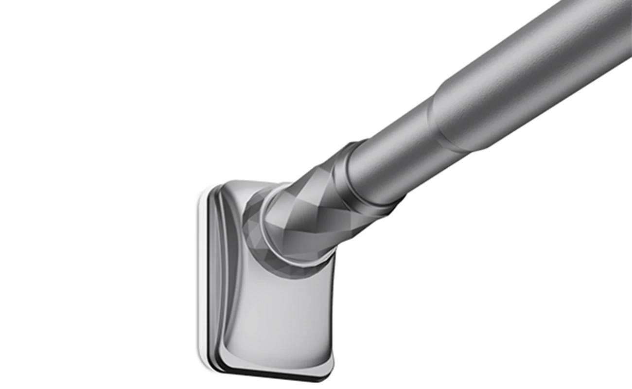 Telescopic Shower Curtain Rod, No Drill Tension Curtain Rod, Extendable from 40cm-500cm, 33mm Diameter Shower Pole Tension Rod image 3