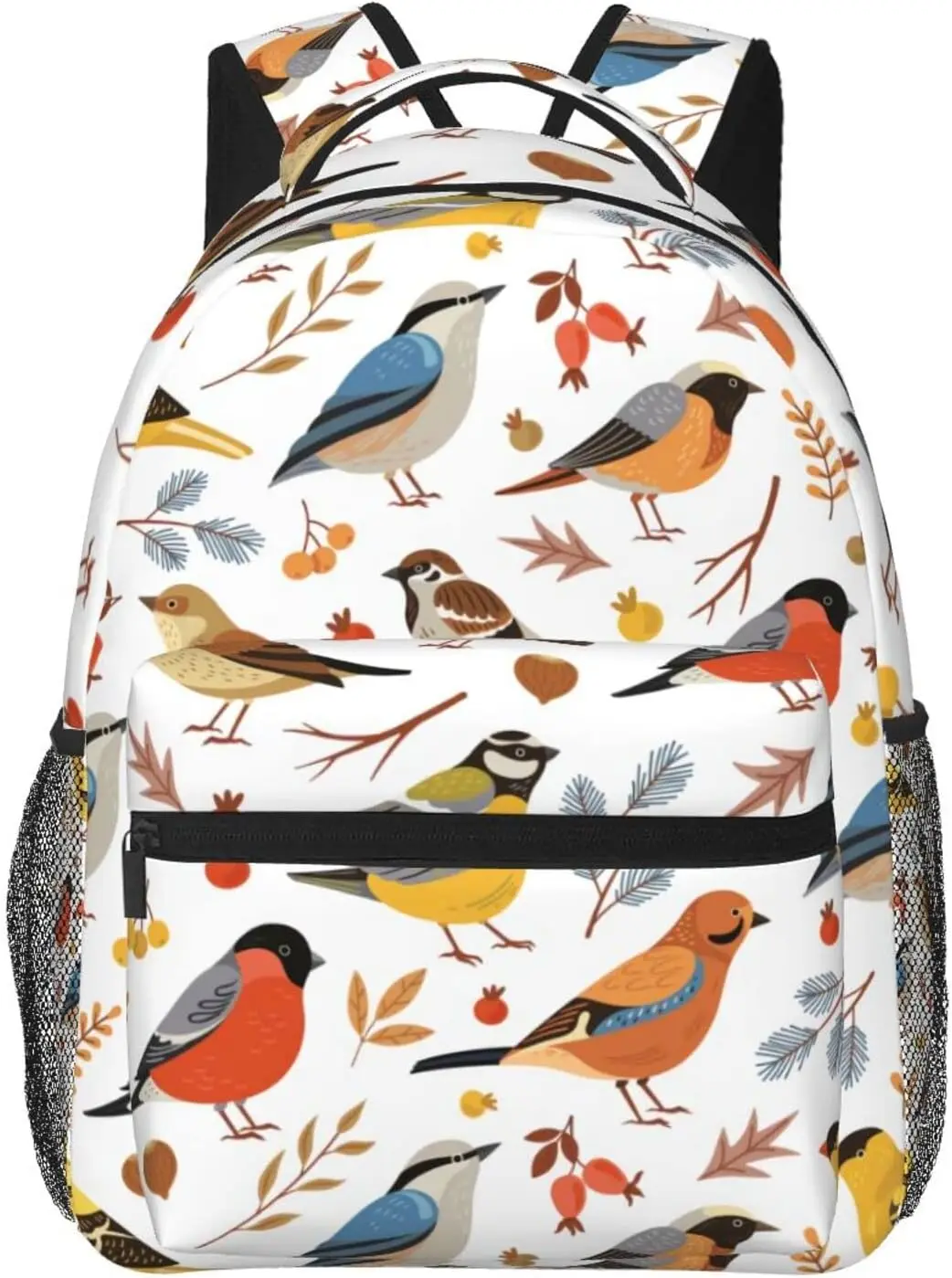 Funny Bird Pattern Backpack Big Capacity Backpack Lightweight Casual Travel Laptop Daypack for Men Women