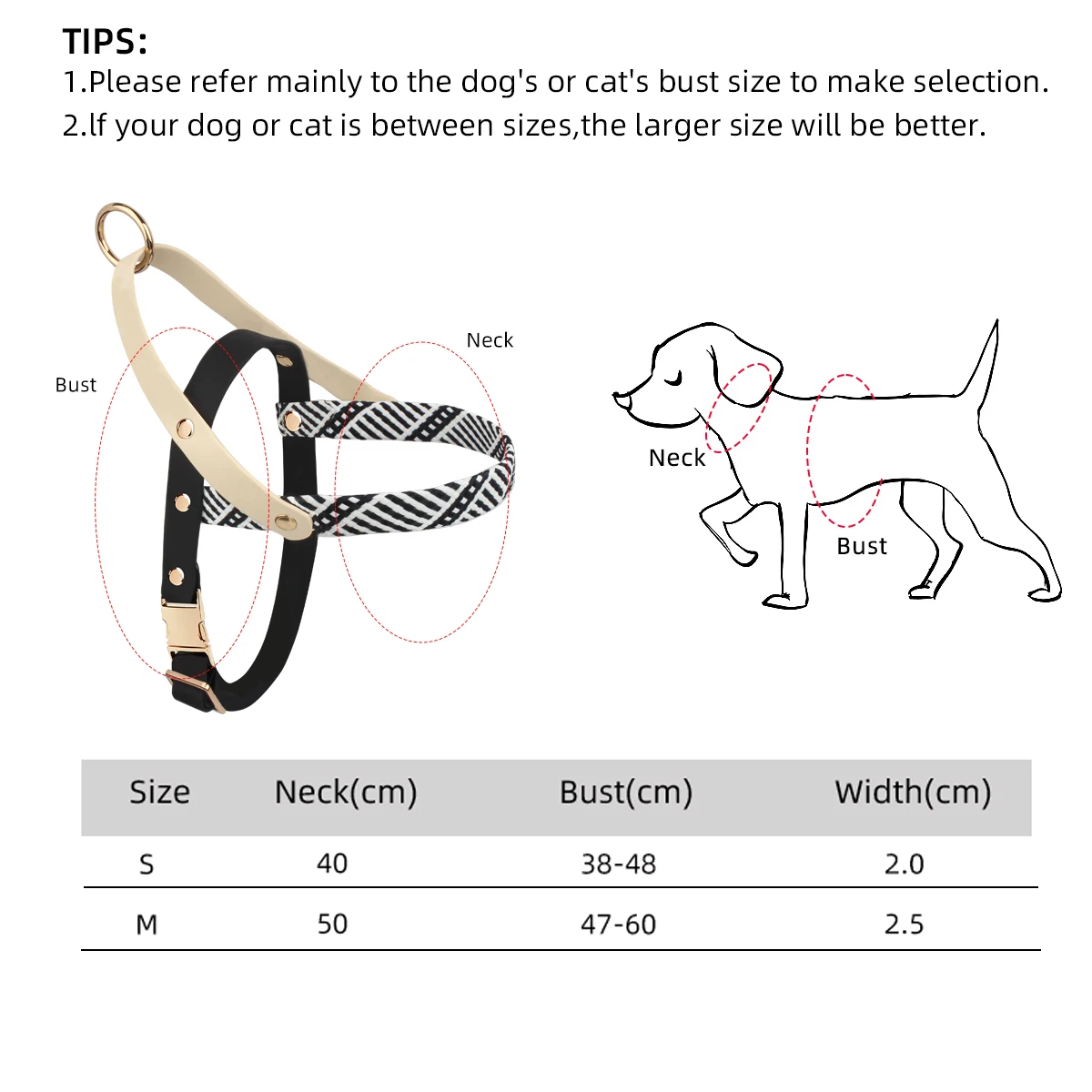 Dog walking Simple Style Harness Pet Supplies Fashionable Black & White Striped Chest Harnesses And Leashes Set For Running Dog