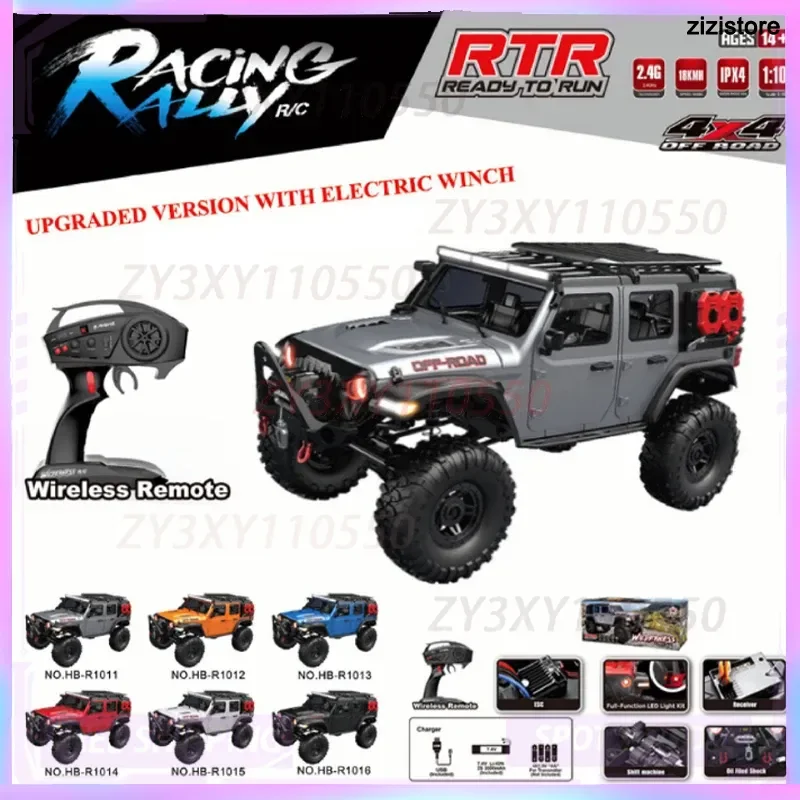 

R1011/R1012/R1013/R1014/R1015/R1016 Upgraded Remote Climbing Off Road Vehicle 1:10 Professional Rc 4wd Car Model Boy Toys Gift
