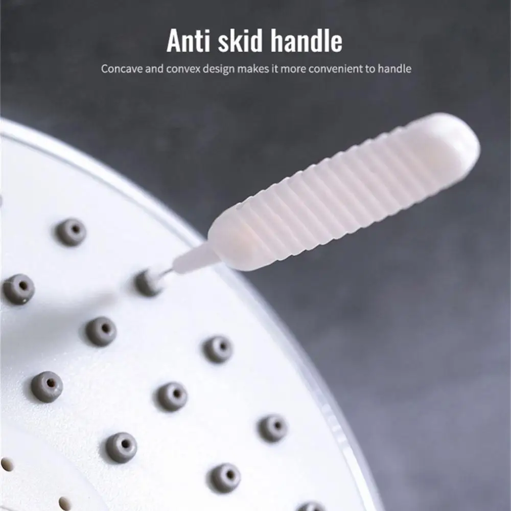 Многофункциональная щетка для чистки, удобная практичная маленькая щетка для защиты от засоров, эффективные надежные инструменты для чистки насадок, экономит время