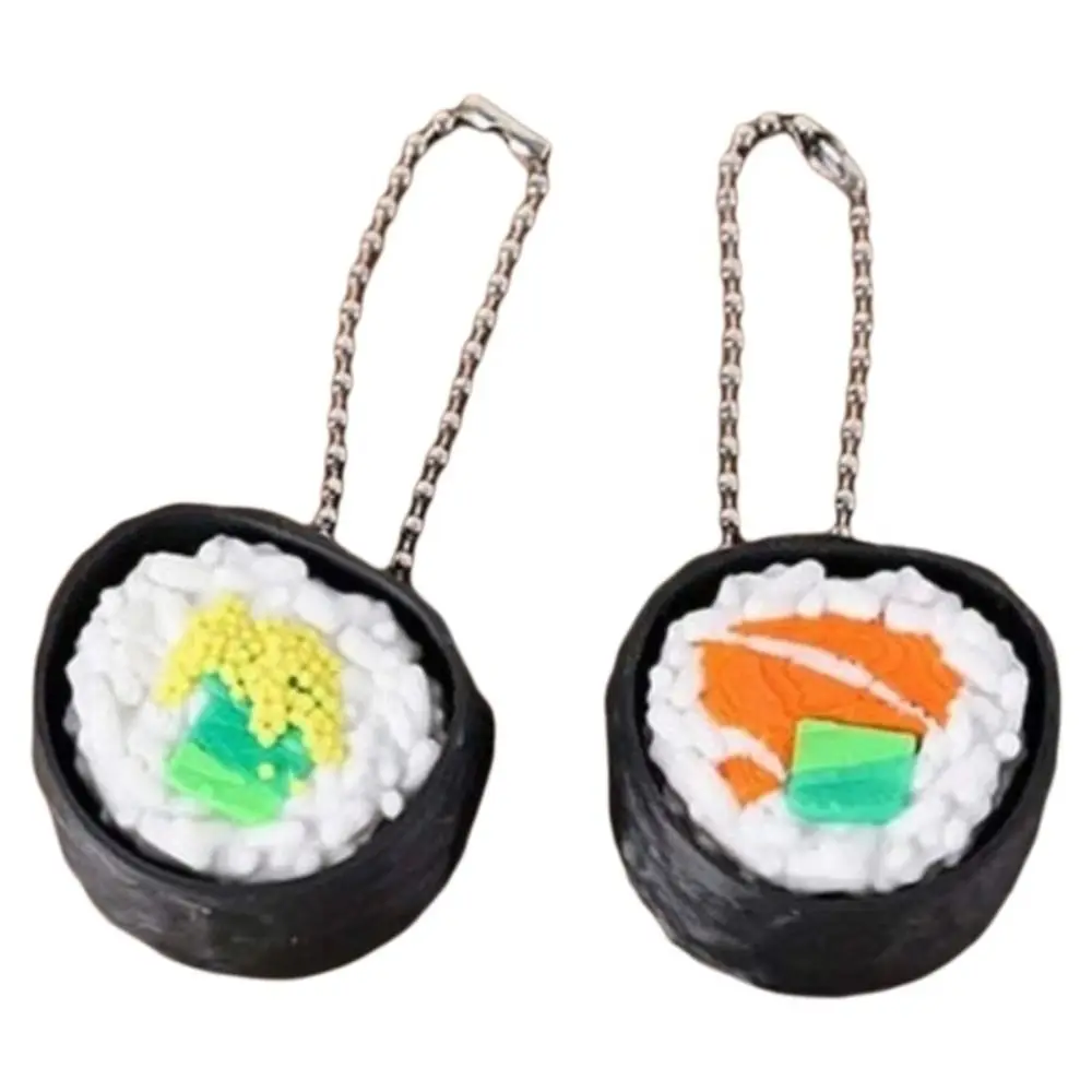 Backpack Finger Button Clicker Sushi Keychain Cartoon Calming 3D Printed Pendant Simulation Foods Sensory Clicker
