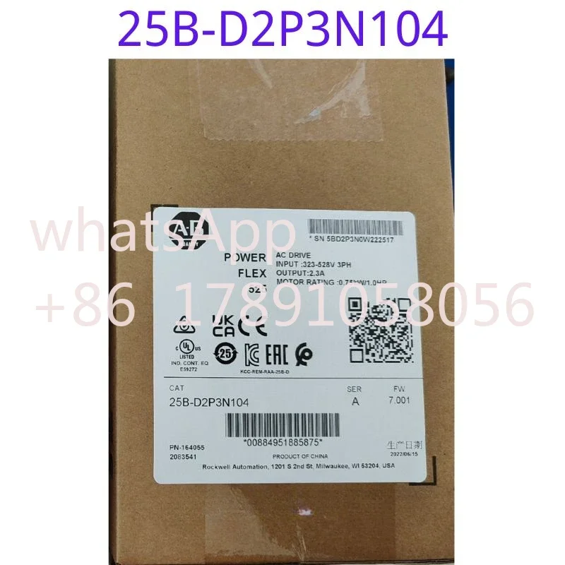 

New frequency converter 25B-D2P3N104
