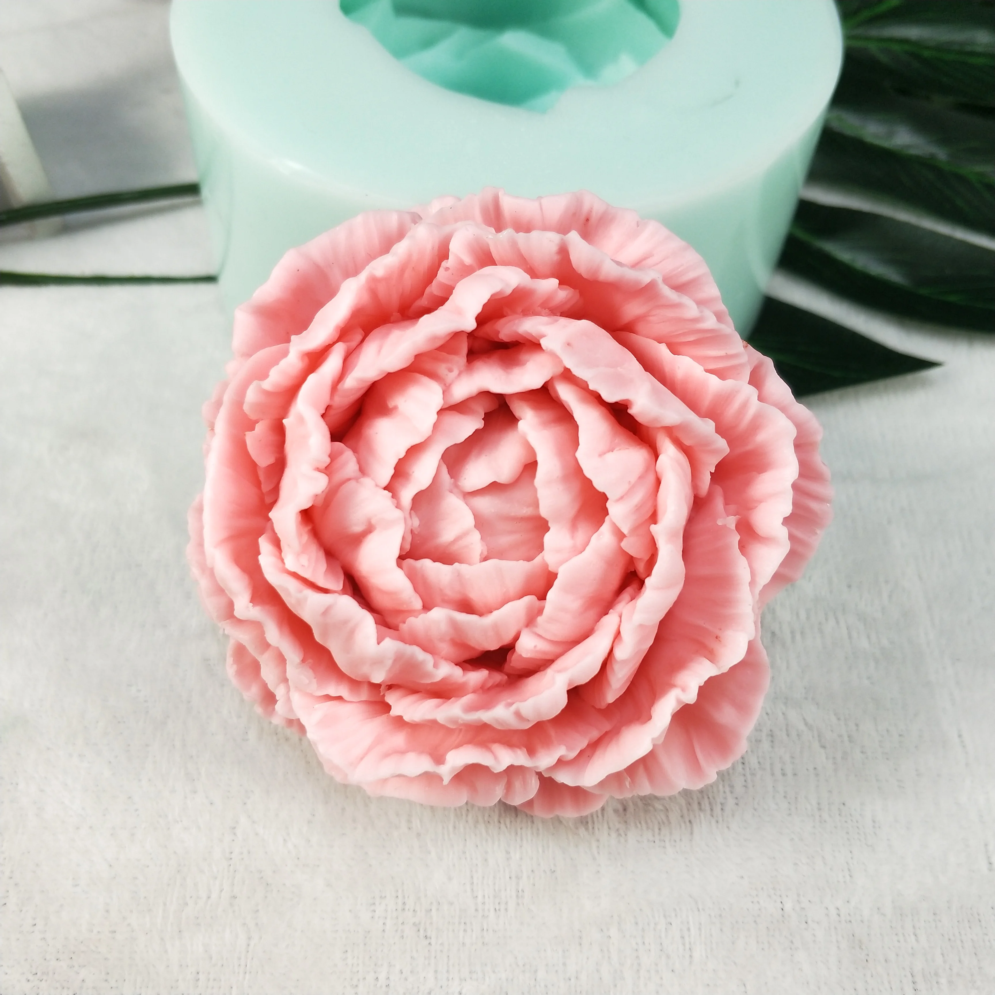 HC0209 PRZY Peony Flowers Soap Molds Mold Silicone Peony Flower Molds Bouquet Making Clay Resin Gypsum Chocolate Candle Candy