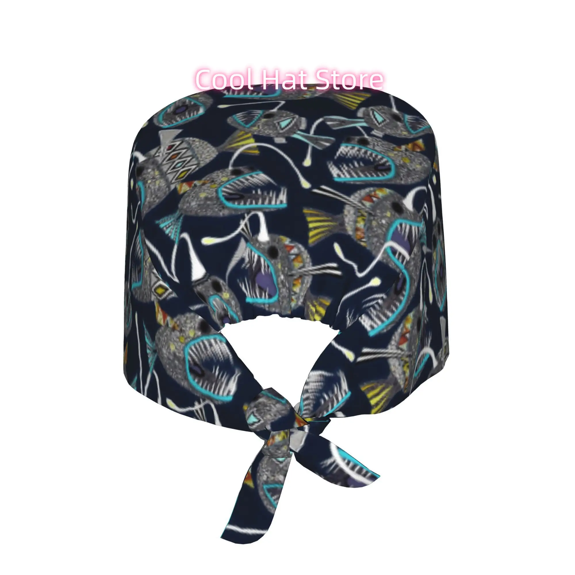 Adjustable Lightweight Work Cap Featuring a Lace-Up Design, Ideal for Nurses And Chefs, And Designed to Keep Dust at Bay.
