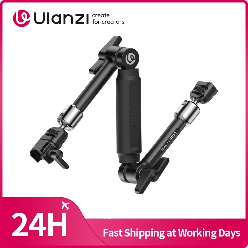 

Ulanzi TA10 3-Section Articulating Arm Magic Arm for Camera Fill Light Microphone Live Monitor Magic Arm