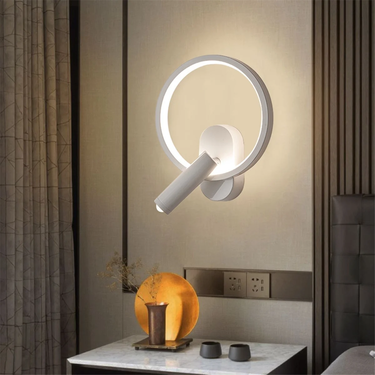 LED Wall Lamps Modern Aisle Wall Light Bedroom Bedside Night Lamps Balcony Living Room Decor Indoor Sconce LED Lighting