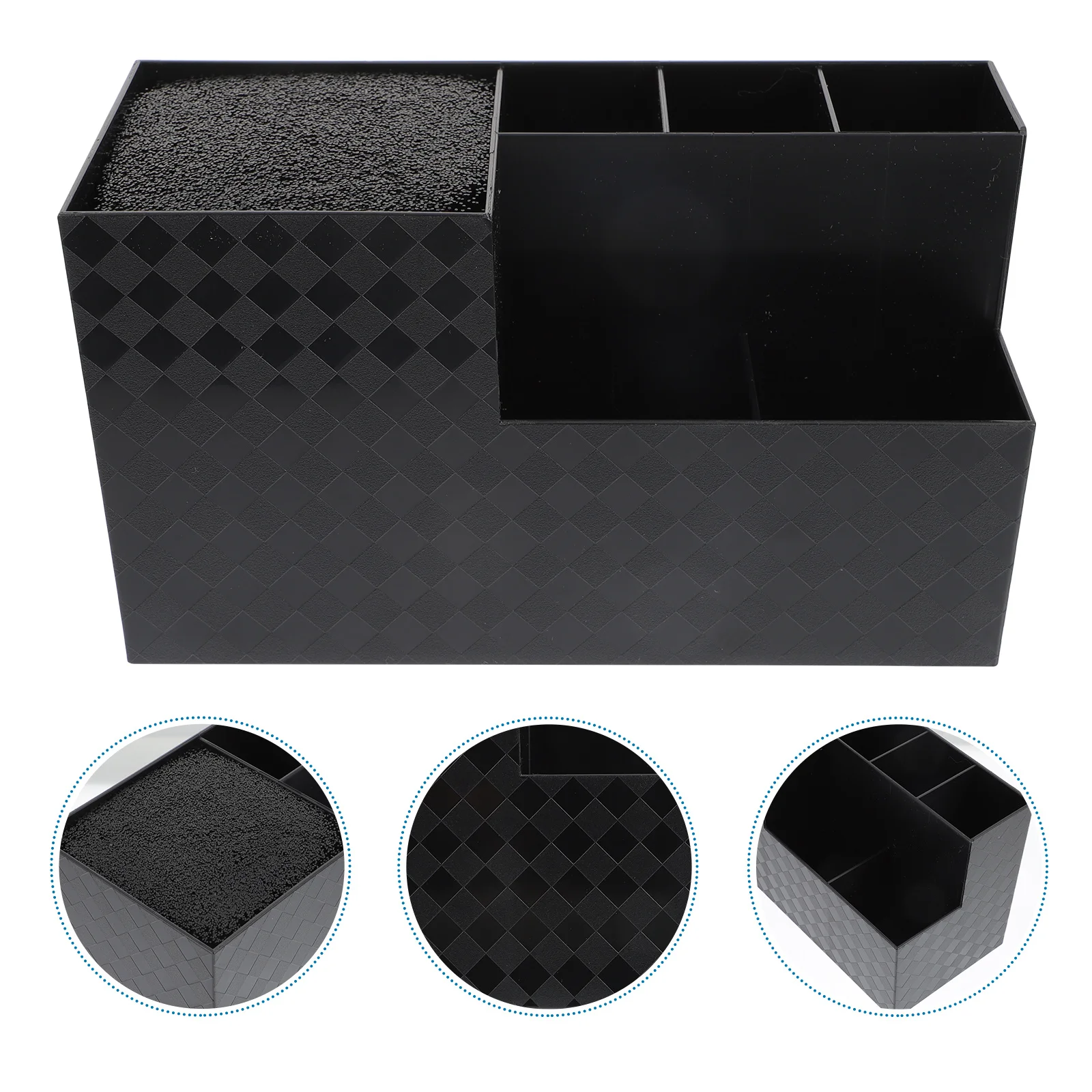 Hairdressing Tool Storage Box Multifunctional Scissor Comb Holder Efficient Organizer for Haircut Hairdresser Scissor Holder