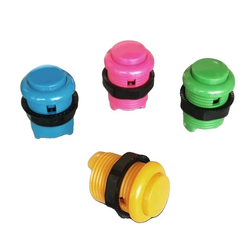 Coin Operated Arcade Game Machine Parts 28 Large Push Buttons for King of Fighters Street Fighter Moonlight Box Fighting Game