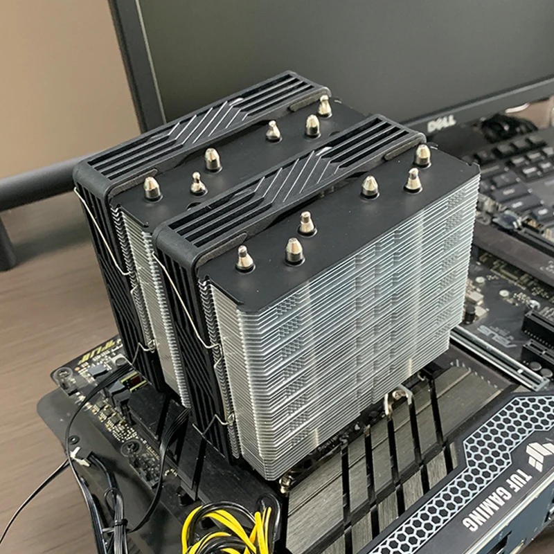 X99 CPU Luchtgekoelde Koeler 6 Heatpipes PC Processor 120 MM Ventilador Voor Intel LGA 1366 1151 1155 1200 1700 2011 X79 AMD AM3 AM4