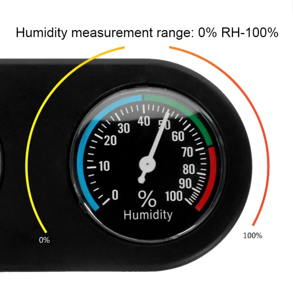 Reptile Tank Thermometer Hygrometer Monitor 2 In 1 Temperature and Humidity Display Meter Tortoise Lizard Reptile Tank Care Tool