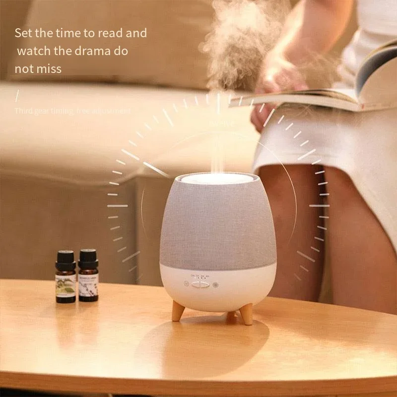 

2025 Air Humidifier Aromatherapy Diffuser 300ml Purifier Essential Oil Diffuser Remote Control Ultrasonic Spray Night Light