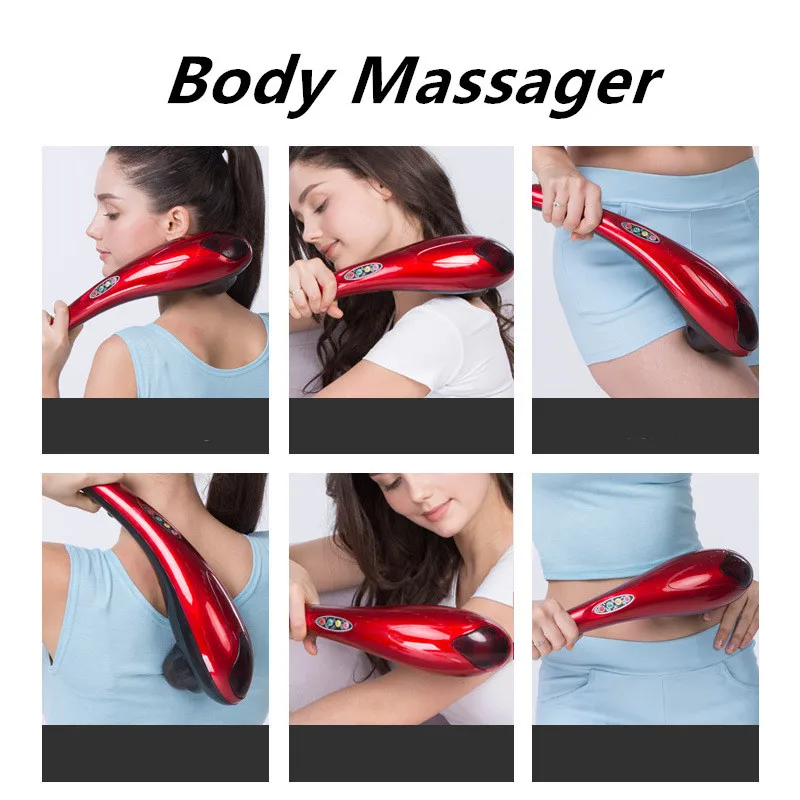 Dolphin Neck and Back Massager for Body Massager Electric Foot Massager for Electric Body Massage Stick Dolphin Neck Massager