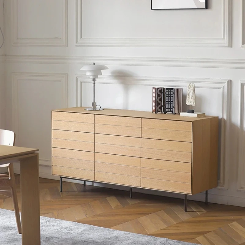 

FD итальянский минималистичный обеденный боковой шкаф для хранения в спальне, девять сундука, простой современный входной шкаф в скандинавском стиле