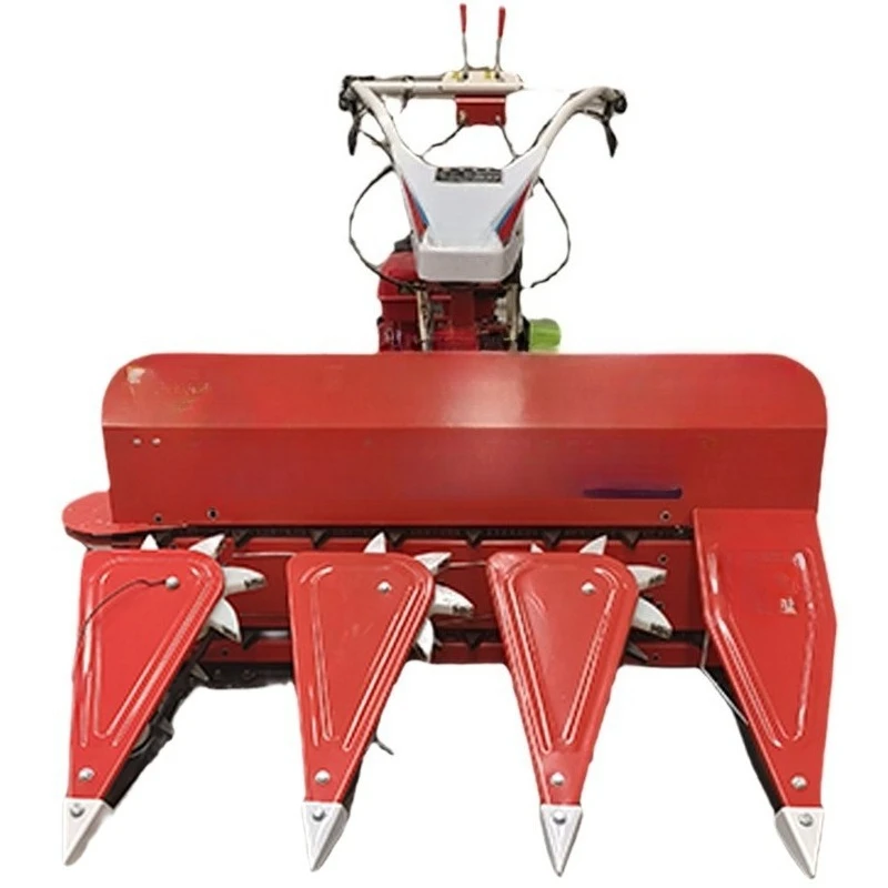 

Hand-pushed small self-propelled forage mower, farmland walking tractor with rice and wheat mower