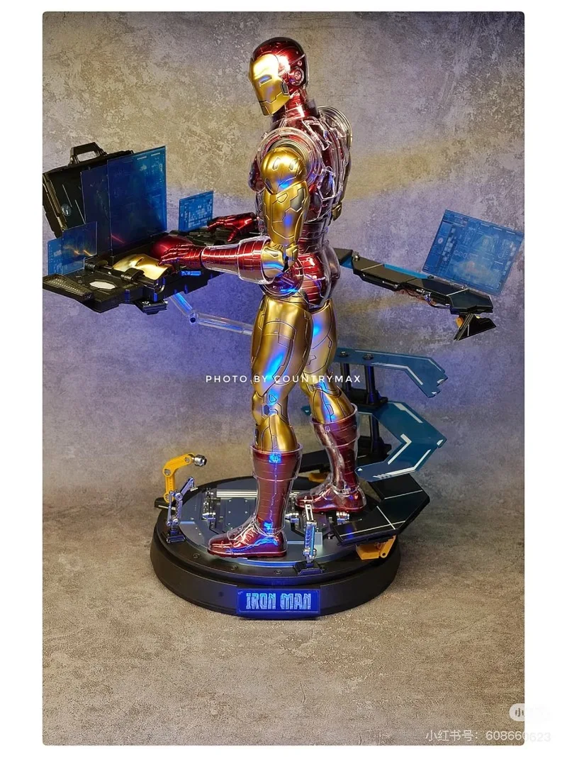

Фигурка Marvel Comics Founder Iron Man, масштаб 1/6, Коллекционная модель, орнамент, сплав Cms08d38 D37 для роскошного обычного подарка