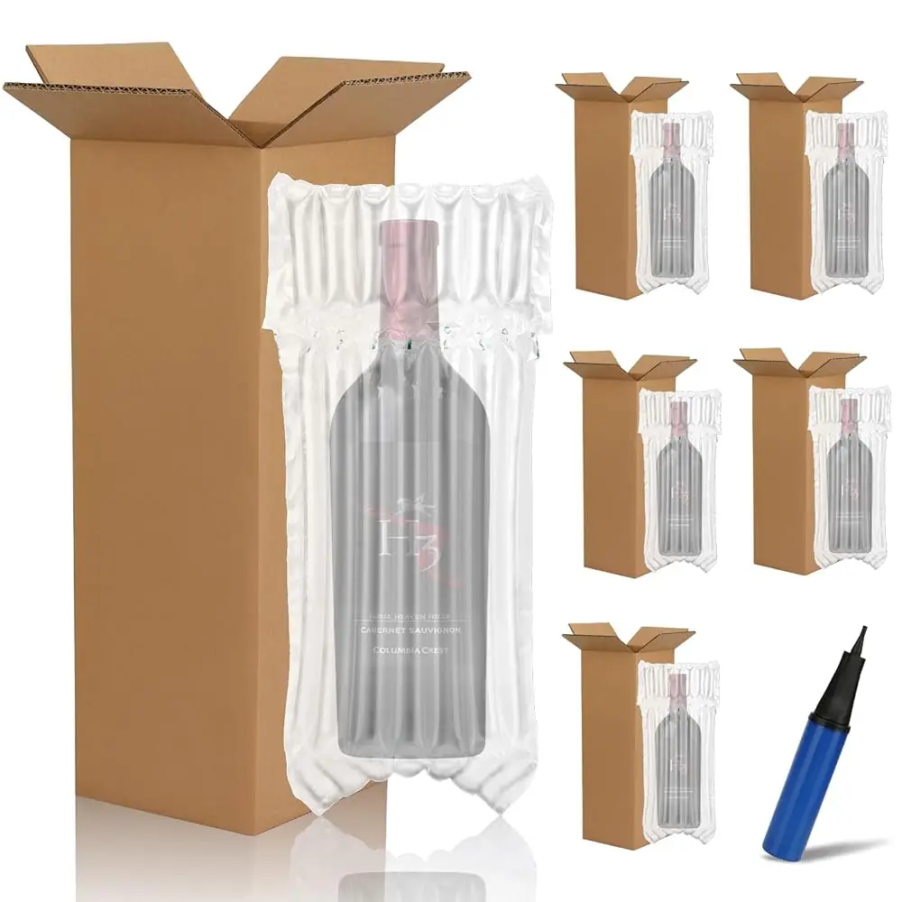 

Free ShippingFree ShippingMOTOTO 12 Pack Wine Shipping Kit Include 6 Wine Bottle Shipping Box 6 Bottle Travel Protector Bags Co