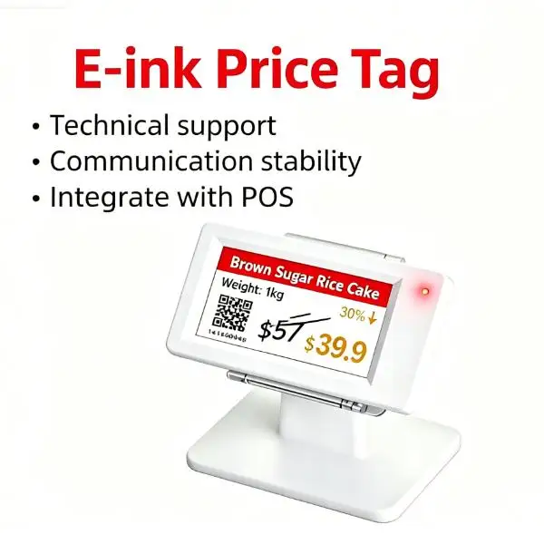 Zhsunyco 2.13 Inch E-ink Labels Screen Epaper Shop Digital  Price Tag Rfid Display Wifi ESL Electronic Shelf Label