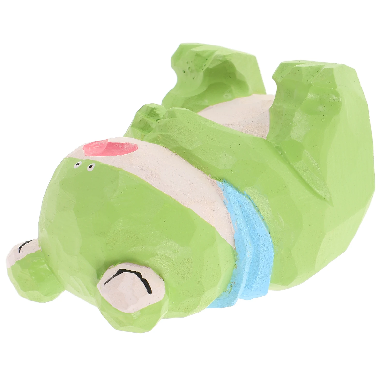 

Wood Carving Ornaments Animal Dining Table Centerpiece Decor Green Desktop Craft