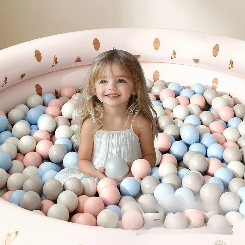 50 pçs 7cm oceano bolas ce certificado bola pit bolas macio pe piscina bola para o parque de jogos do bebê eco-friendly criança brinquedos bola piscina bolas