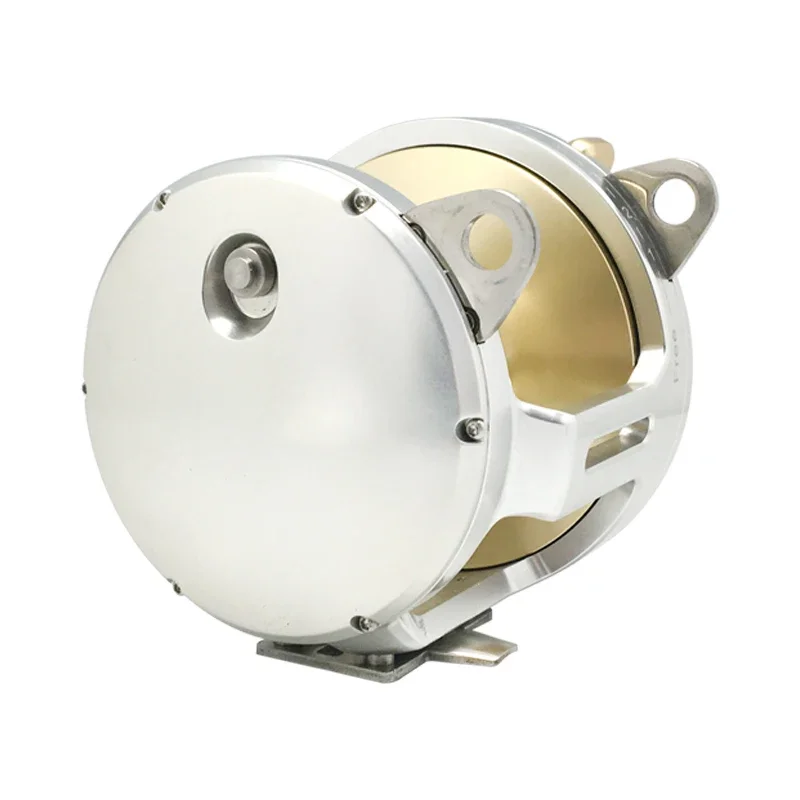 Heavy Duty Saltwater Fishing Trolling Reel Deep Sea 2 Speed Conventional Reel Metal 50W Boat Big Game Reels