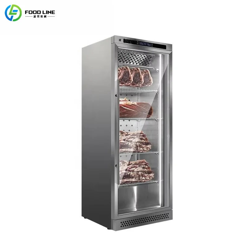 Customized Dry Aging Cabinet Compact Floor Standing Precise Humidity Commercial Meat Aging Fridge Beef Preservation