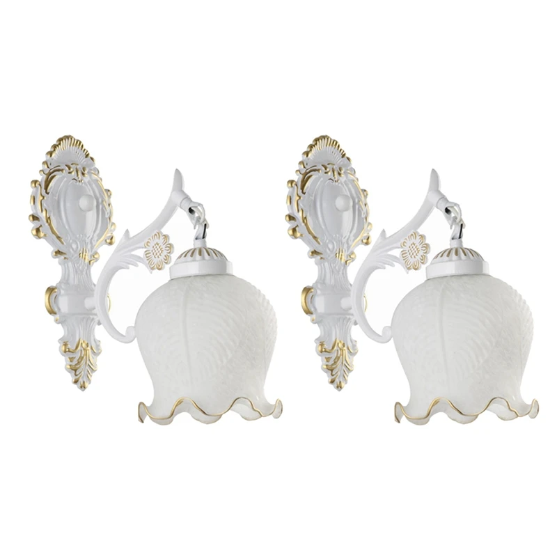 

5 шт., Минималистичная стеклянная настенная лампа золотого поколения для прикроватного коридора в отеле, одинарная Европейская настенная лампа