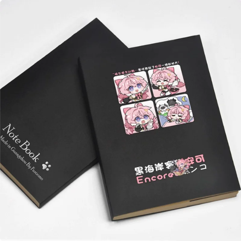 Anime Encore Wuthering Waves Diary School Notebook Paper Agenda Planner Sketchbook Gift For Kids Notebooks 2544