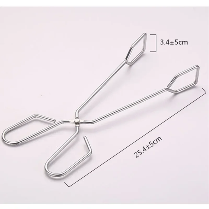 New Convenient BBQ Tools Stainless Steel Scissors Type Grilled Food Clip Barbecue Accessories Portable Tongs Outdoor Gadget