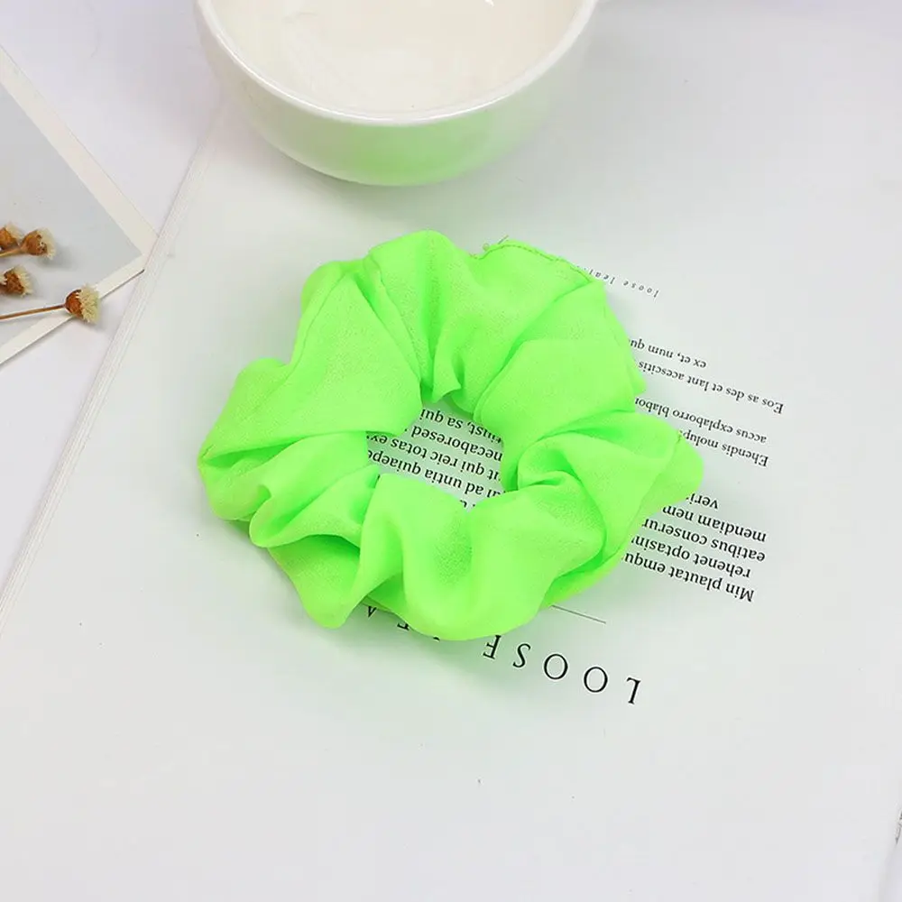 Women Neon Colour Scrunch Hair Ties Hair Rope Headwear Hair Accessories