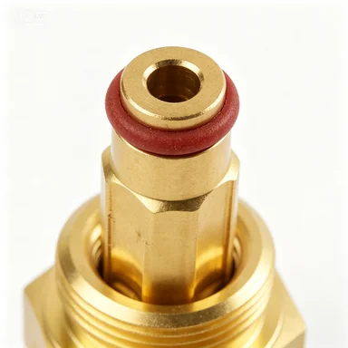 Brass Nozzle Base, Two-Fluid Air Atomizing Structure, Siphon Design for Diesel and Waste Oil Burner