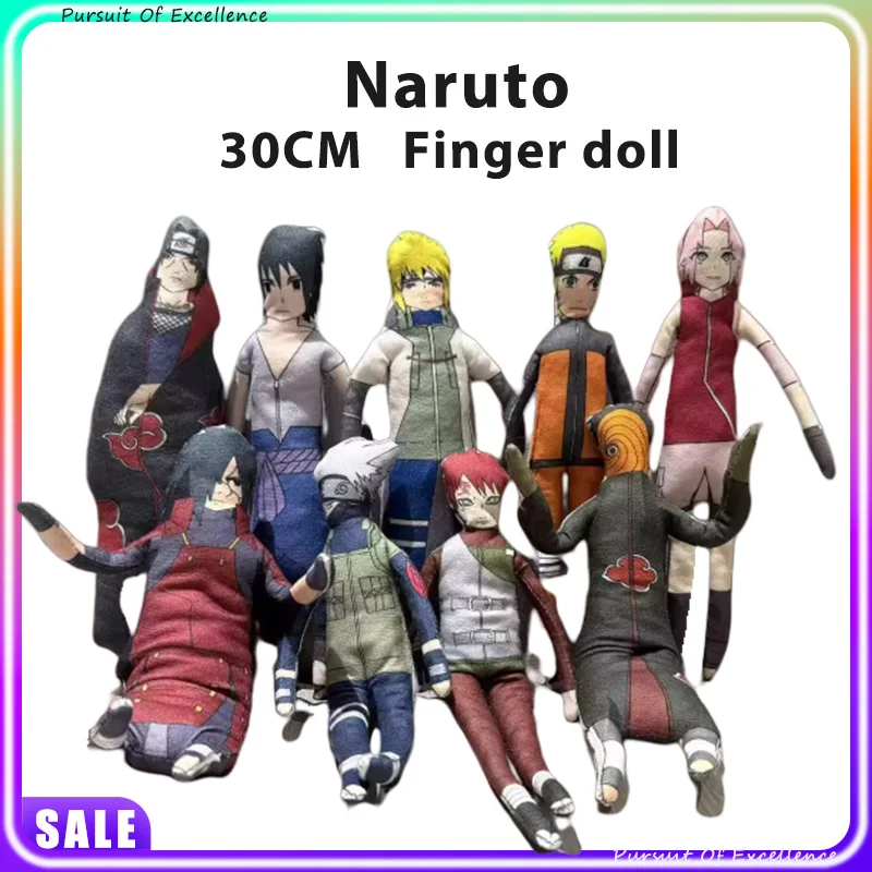 

Naruto Finger Doll Emotional Comfort Anime Sasuke Kakashi Movable Toy Shapeshift Figure Cartoon Multi-Jointed Mannequin Model