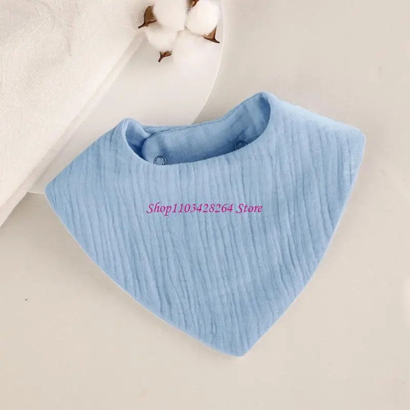 مرايل أطفال ملونة 6 طبقات مرايل لحديثي الولادة أوشحة أطفال أنيقة باندانا للأطفال مرايل لعاب أطفال من القماش للأولاد والبنات #1