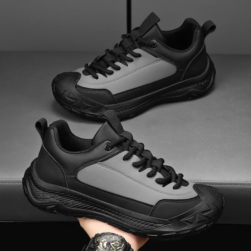 

Spring Men's Shoes Outdoor Anti Slip Hiking Shoes Luxury Comfortable Sneakers Men Safety Working Shoes Men Tennis Coach Sneaker