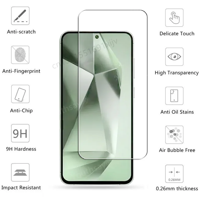 6in1 For Samsung Galaxy S24 FE Screen Protector Tempered Glass Samsung Galaxy S4 FE Glass Phone Film Samsung Galaxy S24 S23 FE