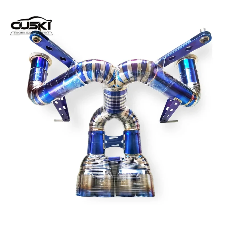 

Suitable for Lamborghini SVJ 6.5 2019-2023 Automotive Exhaust Modification Accessories with Valve Cat Back Exhaust Pipe