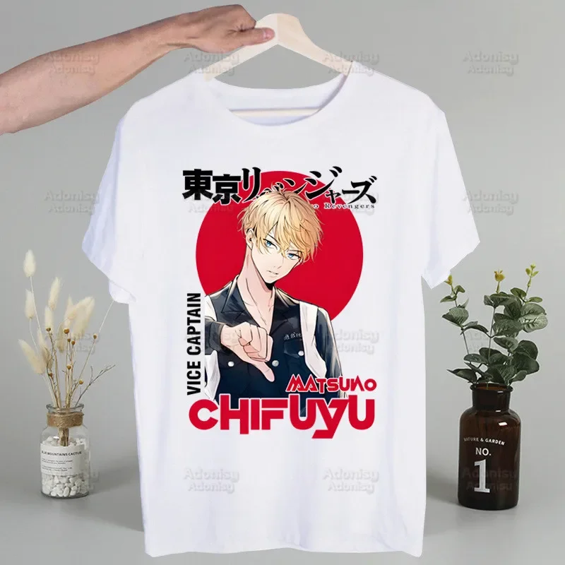 Tokyo Revengers T-Shirt Men Unisex Cartoon Design Men Japanese Anime Manjiro Takemichi Tee Shirt Summer Tops Short Sleeve