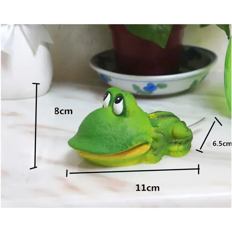 Frog Shape Aquarium Air Stone Air Bubble Stone Bubbling Air Pump  Fish Tank Decoration Ornament