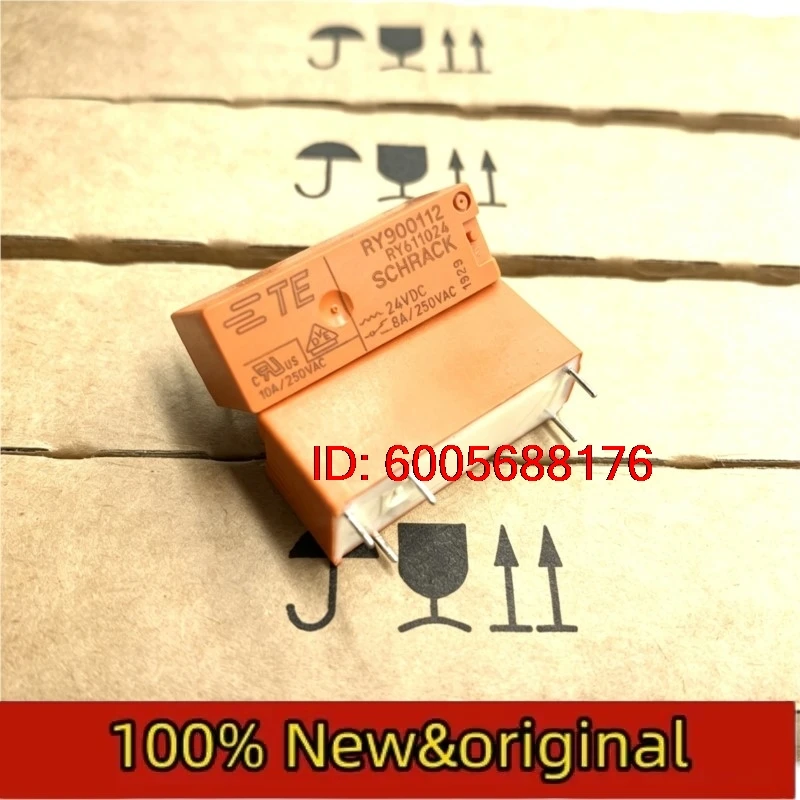 10PCS Brand new RY900112 in stock RY900112-24VDC imported Taike 24V relay 8A