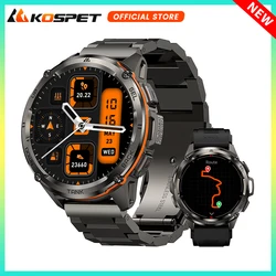 Original KOSPET TANK T3 Ultra Smart Uhren Für Männer GPS Smartwatch Frauen 470 mAh Elektronische Fitness AMOLED AOD Bluetooth Uhren