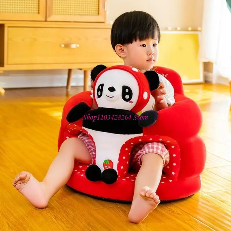 

Soft & Secure Baby Support Sofa Chair Portable Baby Sitting Pillow Plush Cushion Lightweight Chair Protector for Infants