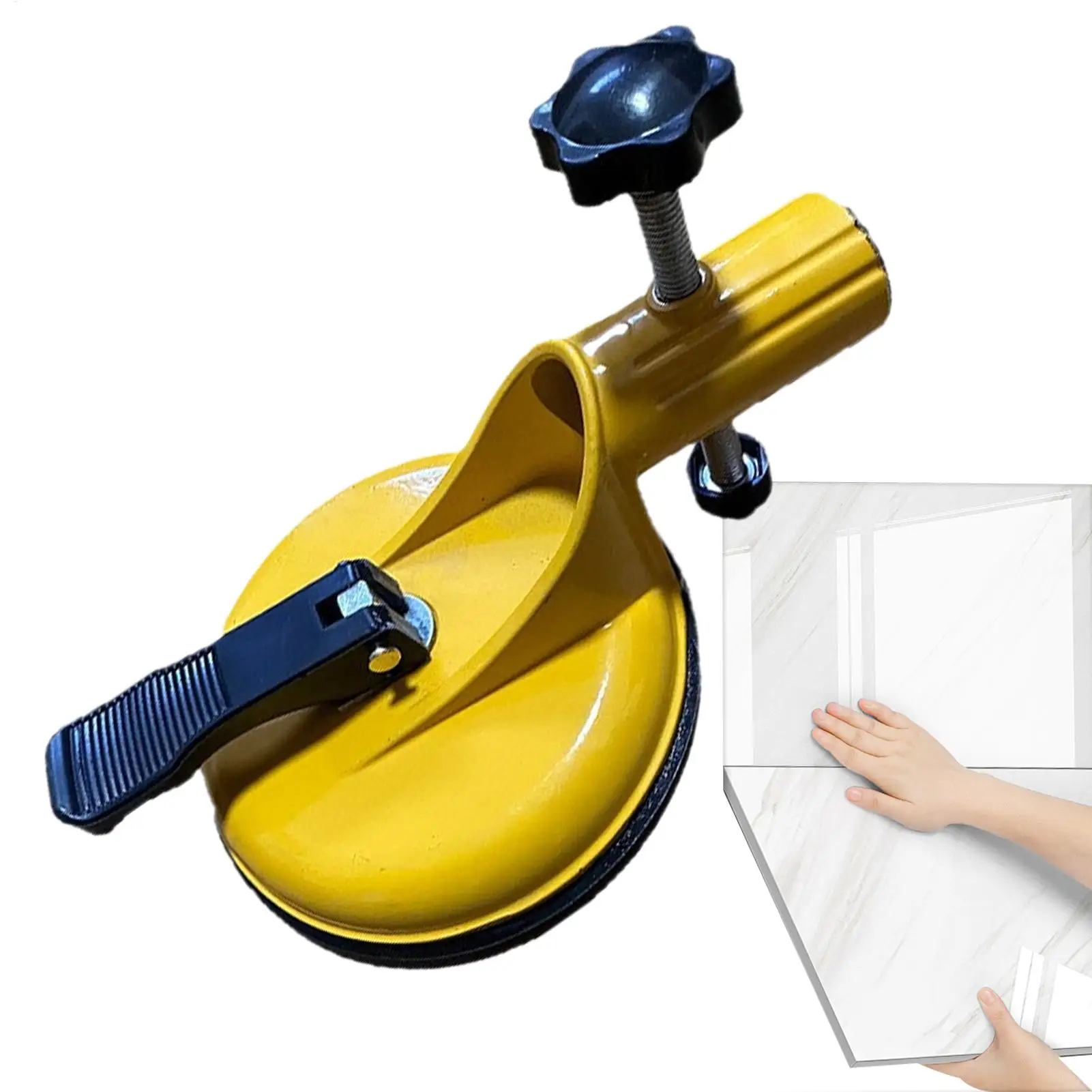 Floor Suction Cup Fixer Tool Heavy-Duty Strong Suction Floor Crack Filler Laminate Flooring for Plank Tile Installation Leveling