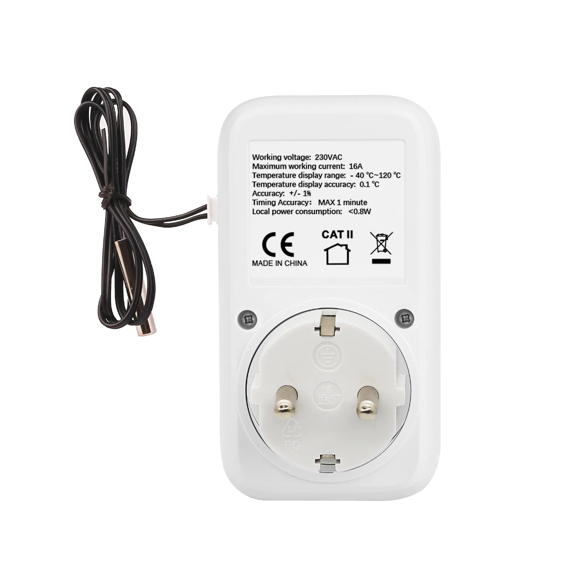 Countdown temperature control switch controller fish tank pet heating thermostat