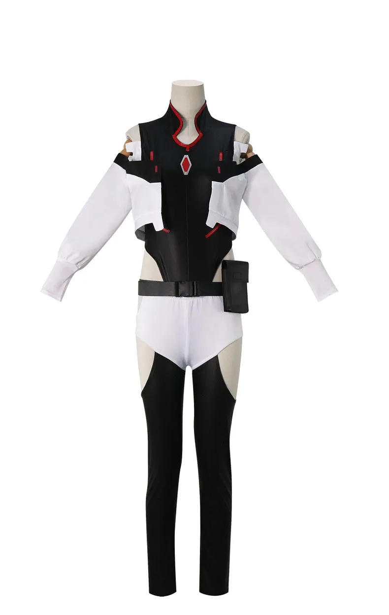 Lucy Cosplay-Kostüm, Anime-Bodysuit-Outfit mit Hüfttasche für Damen und Mädchen