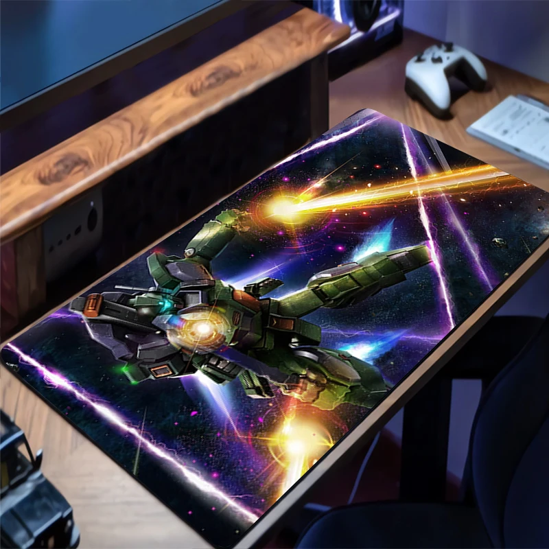

Mouse Pad Office PC Accessories Mechanical Warrior Gundam Keyboard Mat Anime Pattern Anti-slip Rubber HD Mousepad Gamer Desk Mat
