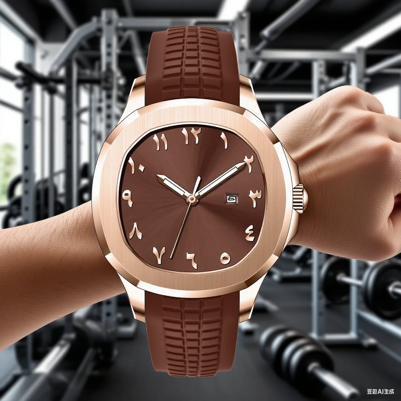 นาฬิกาควอตซ์สปอร์ตหรูหราสำหรับผู้ชาย แฟชั่นตัวเลขแบบอารบิก สายซิลิโคน นาฬิกาข้อมือเรียบง่าย สไตล์ลำลอง ของขวัญสุดสร้างสรรค์ ยี่ห้อดัง