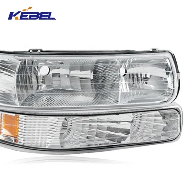 Kebel Car Lighting Systems Auto Head Lights Good Quality Car Headlamp for Chevrolet Silverado 1999 2000 2001 2002