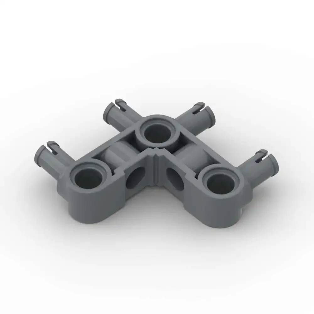 MOC 10PCS Parte Mattoni 55615 Spille 3x3 Piegato Con 4 Pin Connettore Building Blocks Perpendicolare High-Tech Giocattolo FAI DA TE Compleanno Regalo Del Capretto