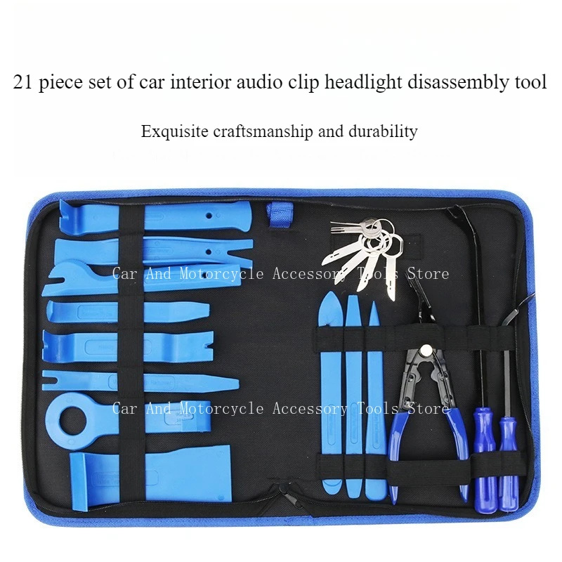 Alat pembongkaran Panel Audio navigasi Panel pintu Interior modifikasi rangkaian kabel mobil