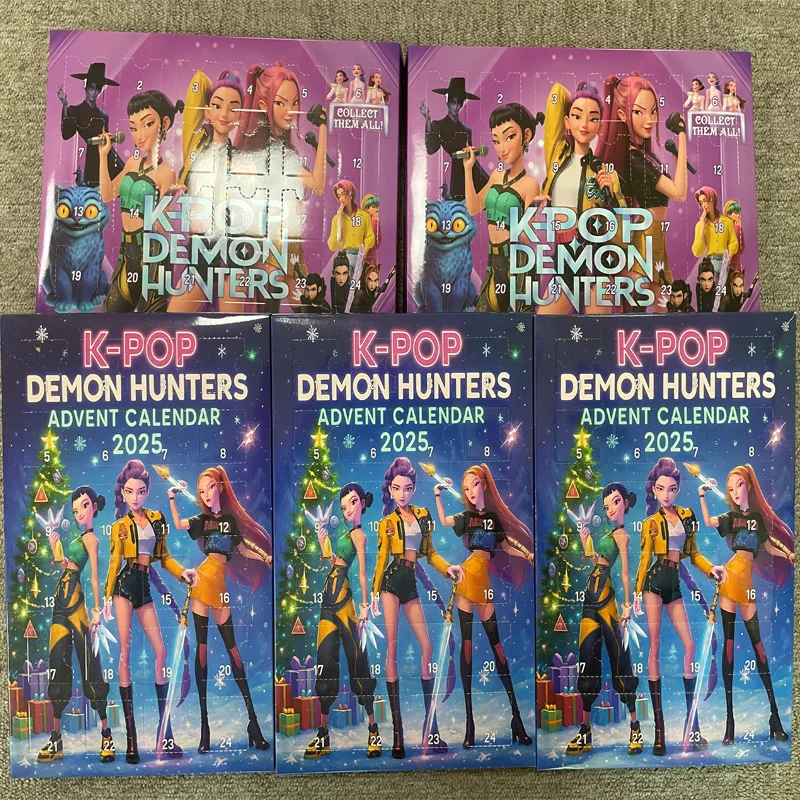 

Акриловое украшение для рождественской елки «Охотник на демонов» в стиле Kpop, адвент-слепая коробка, милый готический праздничный декор для подростков и женщин, подарок